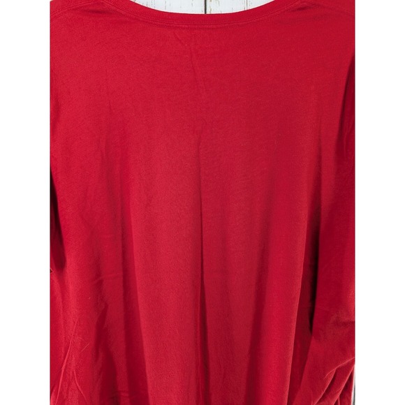 Old Navy Size XL Womens Red American Flag Short Sleeve Causal Top - Picture 6 of 8